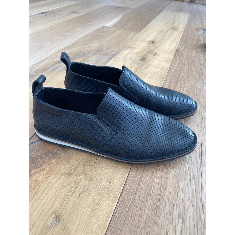 Men’s URI MINKOFF Union Leather Slip On Sneaker Loafer 10